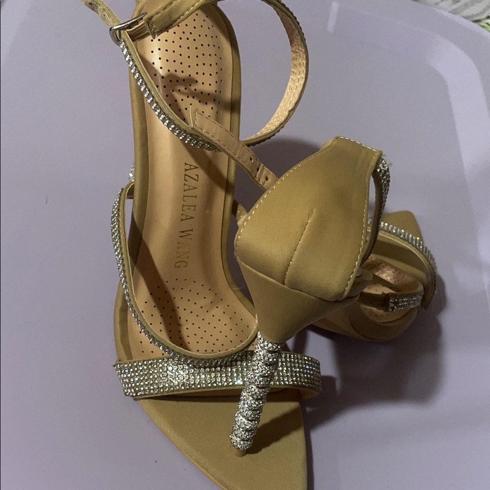 Tan Strappy Heels